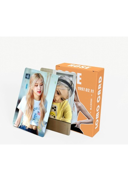 55PCS Blackpink Lomo Kartları Blackpink Albüm Kpop Kartpostallar Için Kartpostallar (Jisoo) (Yurt Dışından)