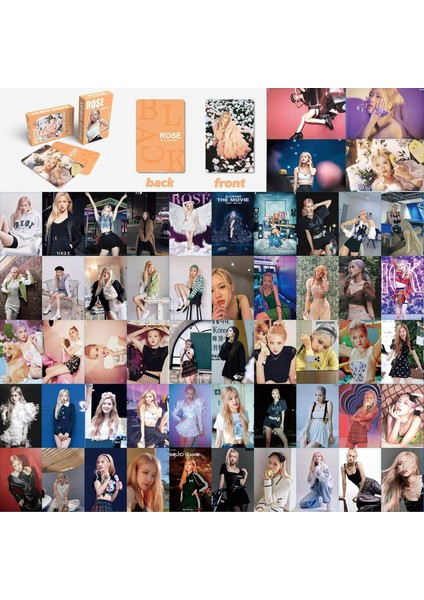 55PCS Blackpink Lomo Kartları Blackpink Albüm Kpop Kartpostallar Için Kartpostallar (Jisoo) (Yurt Dışından)