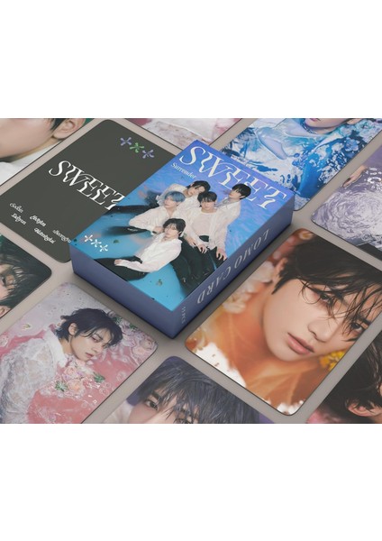 Kpop 55PCS Yarın x Birlikte Fotoğraf Kartları Txt Tatlı Yeni Albüm Txt Lomo Kartları Txt Kazanlar Fan'lar Için (Mavi) (Yurt Dışından)