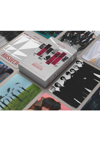 Kpop Entrypen Entypen 54PCS Enhypen Lomo Kartları Enterypen Boyutlar: Cevap Albüm Lomo Kartları Enhypen Poster Kartları Hayranlar Için (Yurt Dışından) fiyatları