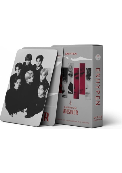 Kpop Entrypen Entypen 54PCS Enhypen Lomo Kartları Enterypen Boyutlar: Cevap Albüm Lomo Kartları Enhypen Poster Kartları Hayranlar Için (Yurt Dışından) modelleri