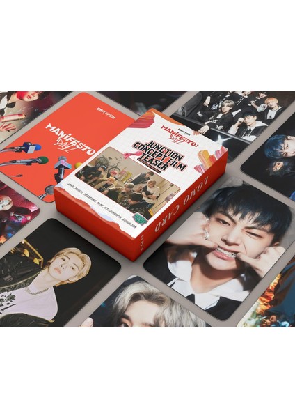Entepen 55PCS Enhypen Lomo Kartları Entepen Manifesto: 1. Gün Albüm Lomo Kartları Enhypen Poster Kartları Hayranlar Için (Yurt Dışından)