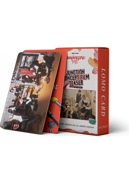 Entepen 55PCS Enhypen Lomo Kartları Entepen Manifesto: 1. Gün Albüm Lomo Kartları Enhypen Poster Kartları Hayranlar Için (Yurt Dışından)
