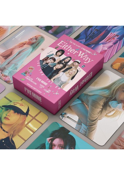55PCS Kpop Ive Lomo Kartları Her Iki Şekilde De 2023 Yeni Albüm Ive Mal Kartpostallar Hayranlar Için Tebrik Kartları (B-Laser) (Yurt Dışından) fiyatları