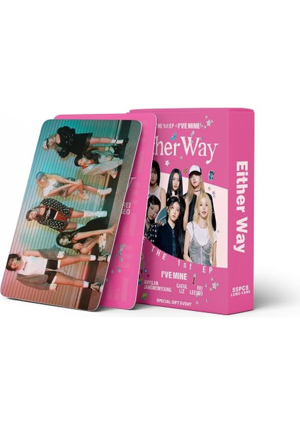 55PCS Kpop Ive Lomo Kartları Her Iki Şekilde De 2023 Yeni Albüm Ive Mal Kartpostallar Hayranlar Için Tebrik Kartları (B-Laser) (Yurt Dışından) modelleri