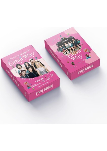 55PCS Kpop Ive Lomo Kartları Her Iki Şekilde De 2023 Yeni Albüm Ive Mal Kartpostallar Hayranlar Için Tebrik Kartları (B-Laser) (Yurt Dışından) indirimleri