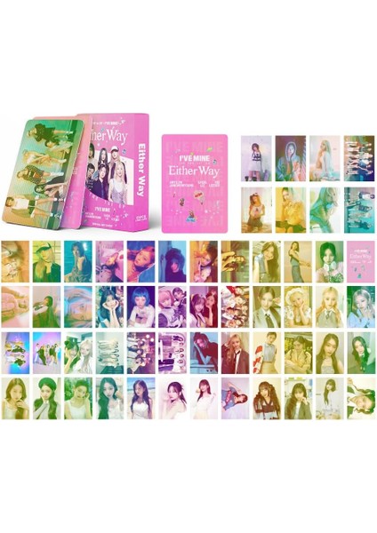 55PCS Kpop Ive Lomo Kartları Her Iki Şekilde De 2023 Yeni Albüm Ive Mal Kartpostallar Hayranlar Için Tebrik Kartları (B-Laser) (Yurt Dışından) fiyatları