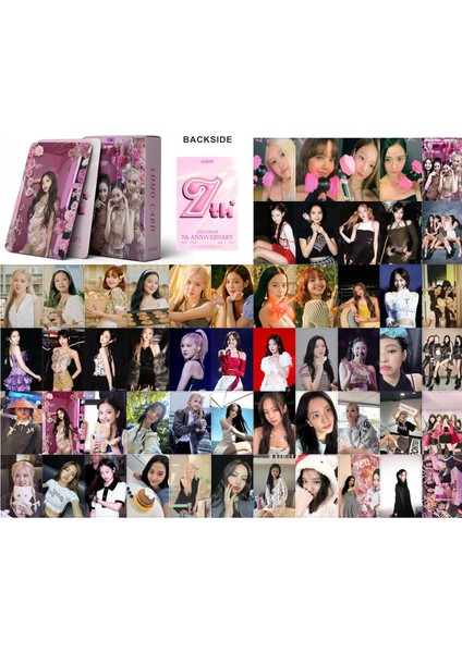 Home Silk 55PCS Blackpink Lomo Kartları Blackpink 7. Yıl Yeni Albüm Kpop Bp  Hayranları Için Poster Kartı (7. Yıl 2) (Yurt Dışından)