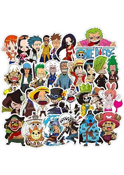 Dizüstü Bilgisayar Arabası Tampon Kask Bisiklet Telefon Pedi Için 48 Tek Parça Anime Su Geçirmez Çıkartma Seti (Yurt Dışından) fırsatları