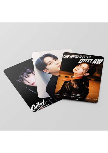Kpop Ateez 55PCS Ateez Grubu Lomo Kartları Ateez The World Ep.2: Outlaw Yeni Albüm Ateez Fan For Geviyesi (B) (Yurt Dışından) fırsatları
