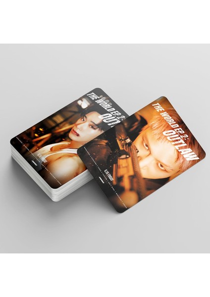 Kpop Ateez 55PCS Ateez Grubu Lomo Kartları Ateez The World Ep.2: Outlaw Yeni Albüm Ateez Fan For Geviyesi (B) (Yurt Dışından) indirimleri