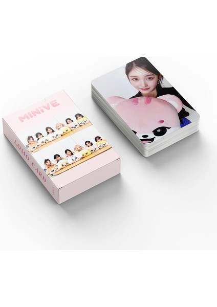 Kpop Ive Lomo Kartları 55PCS Ive Minive Yeni Fotoğraf Albümü Ive Mini Lomo Hayranlar Için Kartpostallar (Yurt Dışından) fırsatları