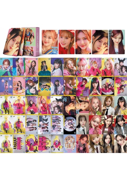 Stayc Lomo Teddy Bear Stayc 55PCS Mini Fotoğraf Kartları Stayc Mart Fotoğraf Albümü Hayranlar Için (Yurt Dışından)