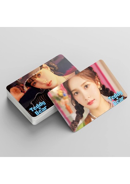Stayc Lomo Teddy Bear Stayc 55PCS Mini Fotoğraf Kartları Stayc Mart Fotoğraf Albümü Hayranlar Için (Yurt Dışından) fırsatları