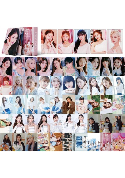 Kpop Ive Lomo Kart Photocards 55PCS Ive Eleven Yeni Albüm Lomo Card Ive Mini Fotoğraf Kartları Ive Poster Kartları Hayranlar Için (Yurt Dışından) fiyatları