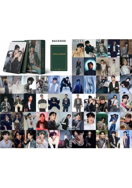 55PCS Lomo Kartları Bts Jungkook Altın Yeni Albüm Bangtan Boys Jungkook Koleksiyonlar Kartpostallar Kpop (Yurt Dışından)
