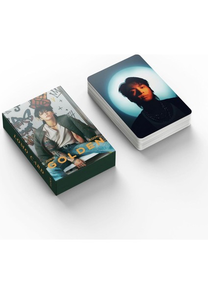 55PCS Lomo Kartları Bts Jungkook Altın Yeni Albüm Bangtan Boys Jungkook Koleksiyonlar Kartpostallar Kpop (Yurt Dışından)