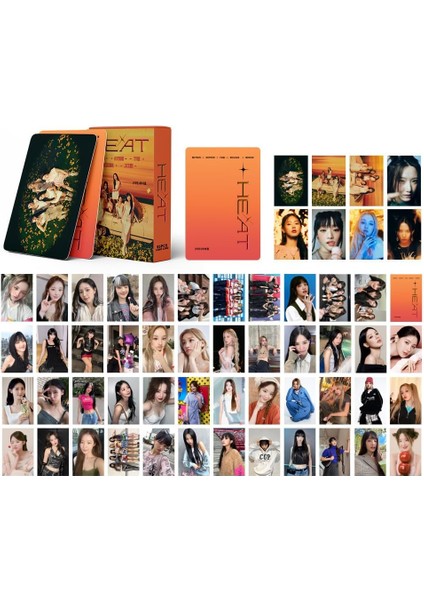 Elefad Kpop (G) I-Dle Lomo Kartları 55PCS (G) I-Dle Heat Yeni Albik (G) I-Dle Mini Lomo Hayranlar Hediyesi (Istiyorum) (A) (Yurt Dışından)