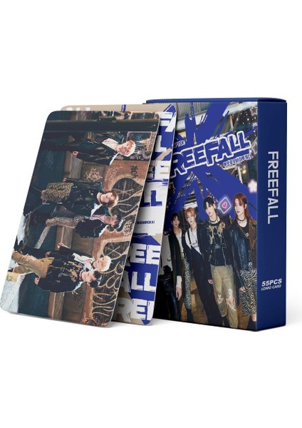 Kpop 55PCS Txt Fotocards Txt Txt Freefall Yeni Albüm Kartları Txt Mini Lomo Kartları Txt 2023 Fotoğraf Kartları Hayranları Için (Yurt Dışından) modelleri