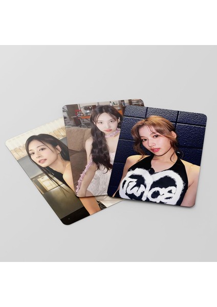Elefad Kpop Twice Lomo Kartları 55PCS Bir Kez Daha Yeni Albüm Fotocards Iki Kez Mini Lomo Kartpostallar Fan (A) (Yurt Dışından) indirimleri