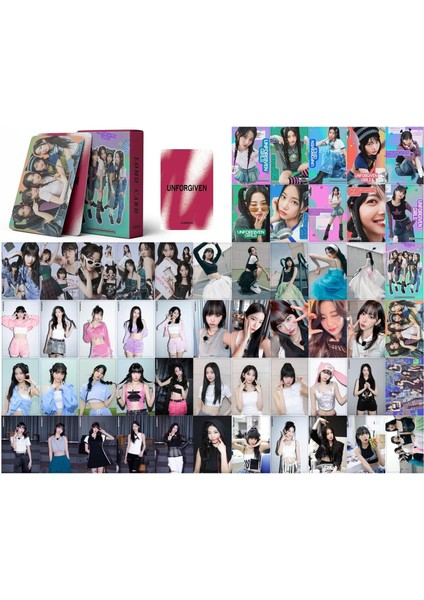 Lesserafim 55 x Lesserafim Unforme Edilmemiş Fotoğraf Kartları Albümü Lesserafim Lomo Kartpostallar Için (Unforgiven 3) (Yurt Dışından)