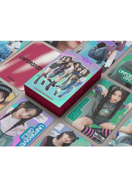 Lesserafim 55 x Lesserafim Unforme Edilmemiş Fotoğraf Kartları Albümü Lesserafim Lomo Kartpostallar Için (Unforgiven 3) (Yurt Dışından) fiyatları