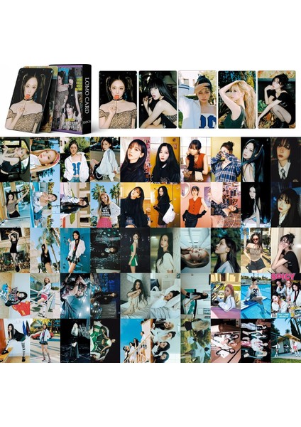 55PCS Aespa Lomo Fotokard Kartları Aespa Baharatlı Yeni Albüm Lomo Kartları Aespa Kartpostallar Için (Yurt Dışından)