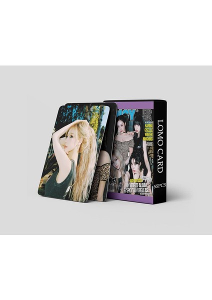 55PCS Aespa Lomo Fotokard Kartları Aespa Baharatlı Yeni Albüm Lomo Kartları Aespa Kartpostallar Için (Yurt Dışından) modelleri