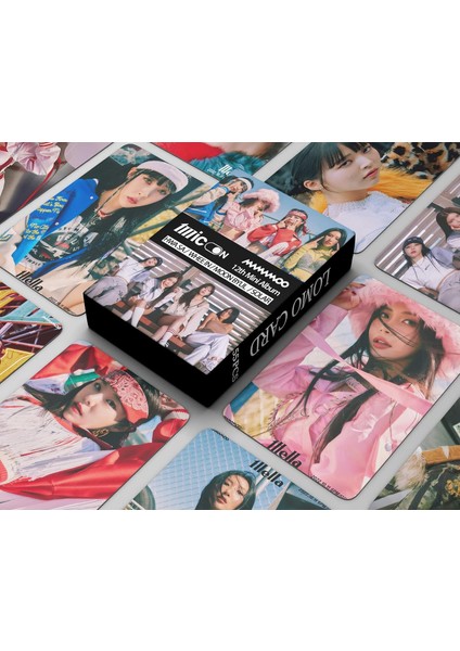 Mamamoo Photocards 55PCS Yeni Albüm Kartlarında Mamoo Mic Mamoo 2022 Mini Lomo Kartları Mamapo Fotocards Hayranlar Için (Yurt Dışından) fiyatları