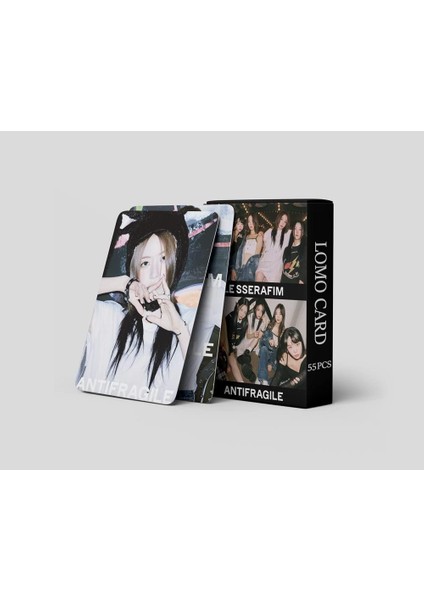 55PCS Lesserafim Lomo Kartları Lesserafim Antifragene Albüm Lesserafim Fotocards Kpop Merch Lesserafım Hayranlar Için Özel Yetkili (B) (Yurt Dışından) fırsatları