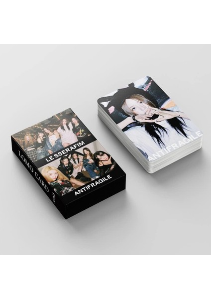 55PCS Lesserafim Lomo Kartları Lesserafim Antifragene Albüm Lesserafim Fotocards Kpop Merch Lesserafım Hayranlar Için Özel Yetkili (B) (Yurt Dışından) indirimleri