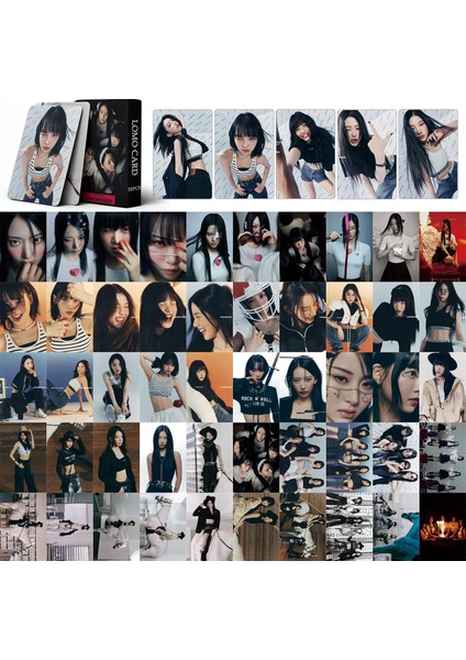 Lesserafim Lomo 55PCS Lesserafim Unforgiven Yeni Albüm Lesserafim Kartpostallar Hediyesi Hayranlar Için (Yurt Dışından) modelleri