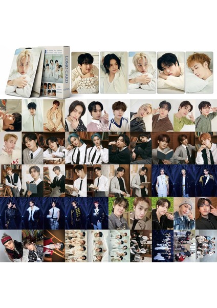 Elefad 55PCS Stray Kids Lomo Kartları Sokak Kids 2024 Sezonun Selamlar Yeni Albüm Stray Kids Kartpostalları Hayranlar Için (Yurt Dışından)