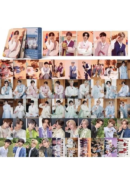 55PCS Entrypen Happy Chuseok Selamlama 2023 Yeni Albüm Entrypen Merch Mini Photocards Hediyesi Hayranlar Için (Yurt Dışından)