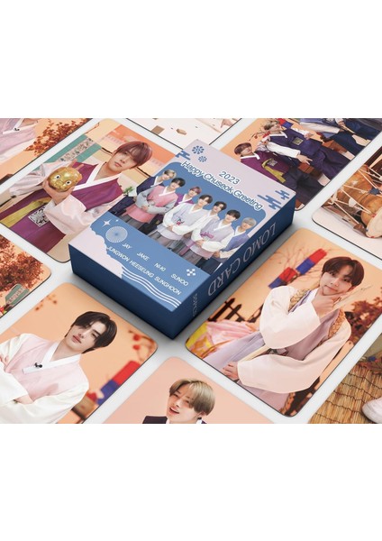 55PCS Entrypen Happy Chuseok Selamlama 2023 Yeni Albüm Entrypen Merch Mini Photocards Hediyesi Hayranlar Için (Yurt Dışından)