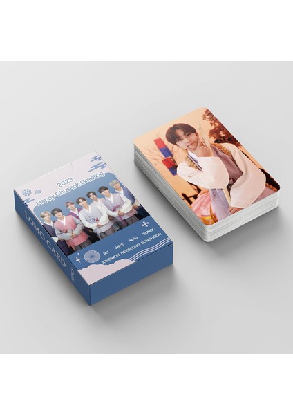 55PCS Entrypen Happy Chuseok Selamlama 2023 Yeni Albüm Entrypen Merch Mini Photocards Hediyesi Hayranlar Için (Yurt Dışından)