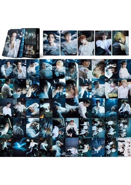Kpop Entrypen Entrypen Lomo 55PCS Enhypen Dark Blood Yeni Albüm Enhypen Kartpostalları Fan For (Yarı) (Yurt Dışından)