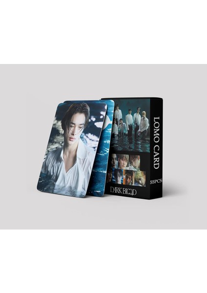 Kpop Entrypen Entrypen Lomo 55PCS Enhypen Dark Blood Yeni Albüm Enhypen Kartpostalları Fan For (Yarı) (Yurt Dışından) modelleri