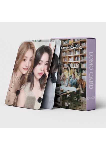 Itzy Lomo Kartları 55PCS Itzy Sugar-Holic Albüm Itzy Mini Lomo Kartları Hayranlar Için Itzy Photocards (Yurt Dışından) modelleri