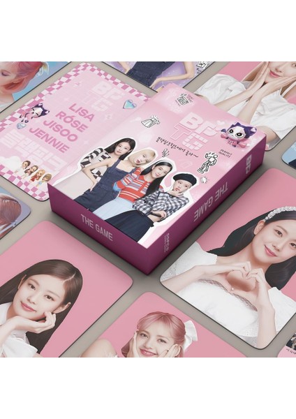 55PCS Blackpink Lomo Kartları Blackpink Photocards Bp Oyun Yeni Albüm Bp 2023 Kartpostallar Için (Bptg) (Yurt Dışından)
