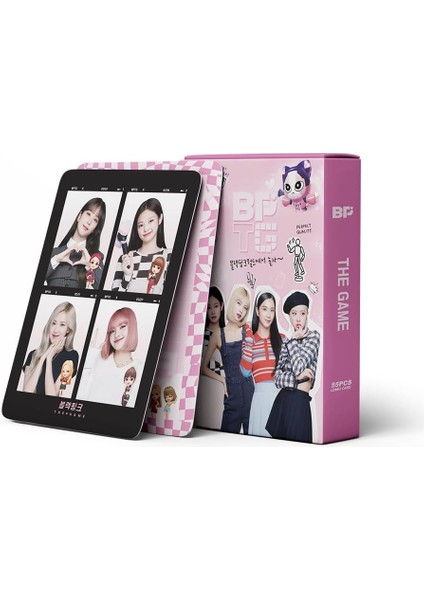 55PCS Blackpink Lomo Kartları Blackpink Photocards Bp Oyun Yeni Albüm Bp 2023 Kartpostallar Için (Bptg) (Yurt Dışından)