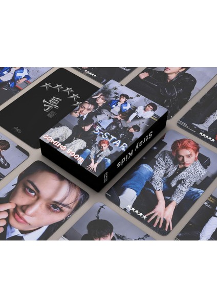 55PCS Sokak Kids Lomo Kartları Sokak Çocukları 5 Yıldızlı Yeni Albüm Lomo Card Stray Kids Mini Fotocards Stray Kids Kartpostalları Hayranlar Için (5 Yıldız 2) (Yurt Dışından) fiyatları