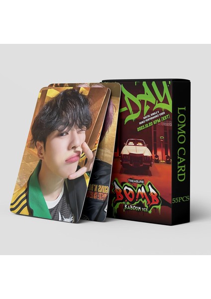 Hazine Lomo Kartları 55PCS Hazine B.o.m.b Yeni Albüm Treasure Mini Fotocards Hayranları Için (Yurt Dışından) modelleri