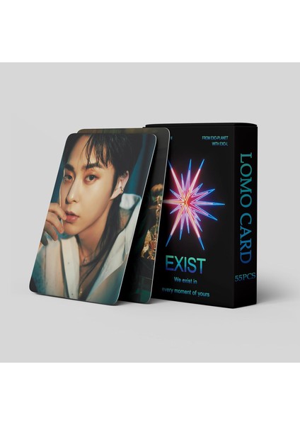 55PCS Exo Lomo Kartları Exo Var 2023 Yeni Albüm Exo Mini Fotocards Exo Poster Kartları Hayranlar Için (Yurt Dışından) modelleri