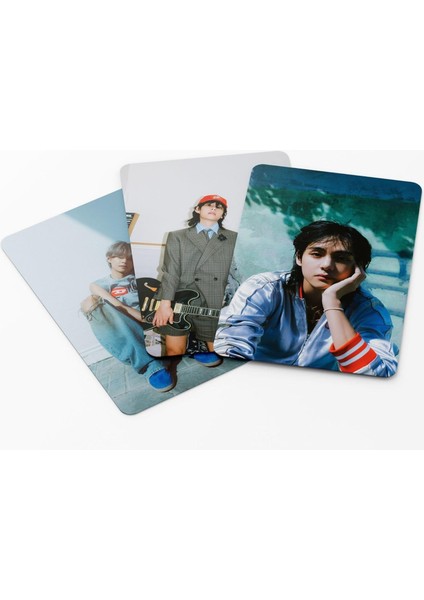 55PCS Bangtan Boys V Kim Taehyung Photocards Bts Kim Tae Hyung Lomo Bts Kim Tae Hyung Layo Layo Solo Fan (V-Layover2) (Yurt Dışından)