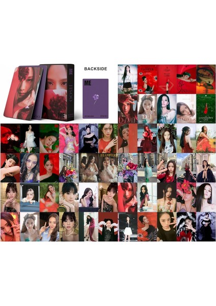 55PCS Blackpink Jisoo Ilk Albüm Me Fotoğraf Kartları Solo Çiçek Yeni Albüm 2023 Mini Fotokardlar Bp Jisoo Poster Kartları Hayranları Için (Yurt Dışından)