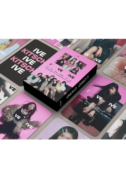 55PCS Ive Lomo Kart Photocards Ive Ive Ben Yeni Albüm Lomo Card Ive 2023 Mini Fotoğraf Kartları Ive Poster Kartları Hayranlar Için (Yurt Dışından) fiyatları