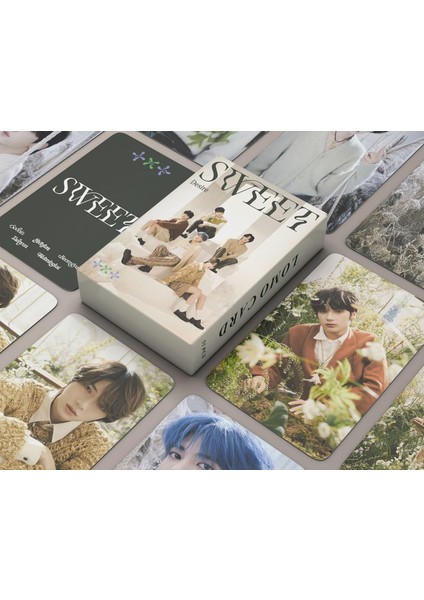 Kpop 55PCS Yarın x Birlikte Fotocards Txt Tatlı Yeni Albüm Txt Lomo Kartları Txt Kayıtlar Fan'ları (Beyaz) (Yurt Dışından) fiyatları