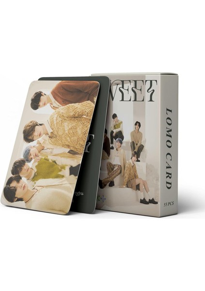 Kpop 55PCS Yarın x Birlikte Fotocards Txt Tatlı Yeni Albüm Txt Lomo Kartları Txt Kayıtlar Fan'ları (Beyaz) (Yurt Dışından) modelleri