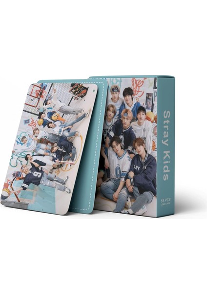 55PCS Sokak Kids Lomo Kartları Sokak Çocuk Skz's Little Forest Albüm Yeni Sokak Çocuk Kartpostalları Hayranlar Için (B) (Yurt Dışından)